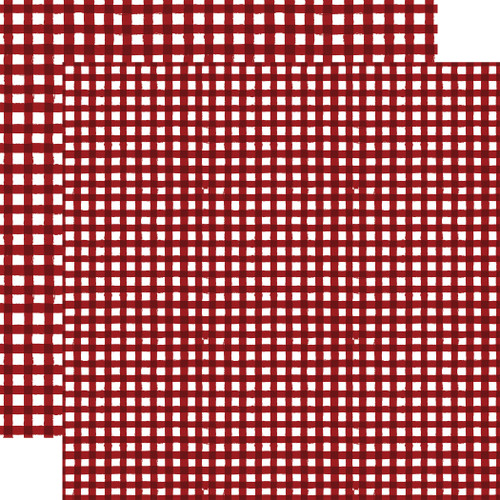 25 Pack - Echo Park Watercolor Gingham Autumn Cardstock 12"X12"-Burnt Red - 5A003W2K-1HRN3 - 810208648016