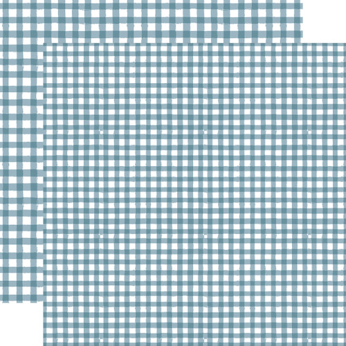 25 Pack - Echo Park Watercolor Gingham Winter Cardstock 12"X12"-Cornflower - 5A003W2L-1HRN4 - 810208648092