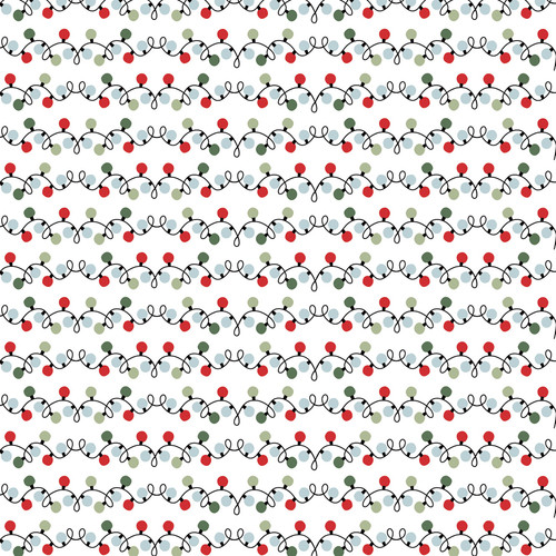 25 Pack - Echo Park Here Comes Santa Paw Cardstock 12"X12"-Sparkly Lights - 5A003W0P-1HRJX