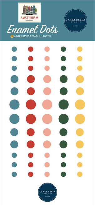 3 Pack - Carta Bella Enamel Dots-Amsterdam - 5A003WBD-1HRXN - 810220752968