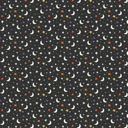 25 Pack - Echo Park Halloween Parade Cardstock 12"X12"-Moonlit Magic - 5A003VW4-1HRBH