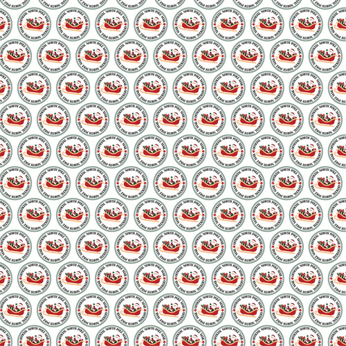25 Pack - Echo Park North Pole Christmas Cardstock 12"X12"-North Pole Stamps - 5A003VYJ-1HRGS