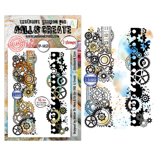 AALL And Create A6 Photopolymer Clear Stamp Set-Clockwork Core - 5A003WFY-1HS1V - 5061097792624
