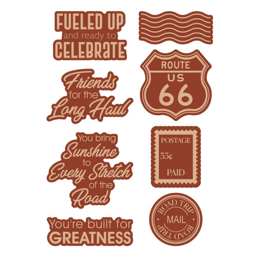 Spellbinders Stamp & Die Set-Road Trip Adventures - 5A003XG8-1HSFG