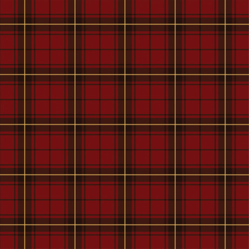25 Pack - Carta Bella Classic Christmas Cardstock 12"X12"-Classic Christmas Plaid - 5A003W15-1HRKY