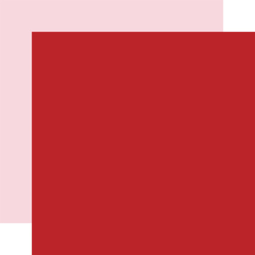 25 Pack - Echo Park North Pole Christmas Cardstock 12"X12"-Red / Pink - 5A003VYJ-1HRGQ - 810220751312