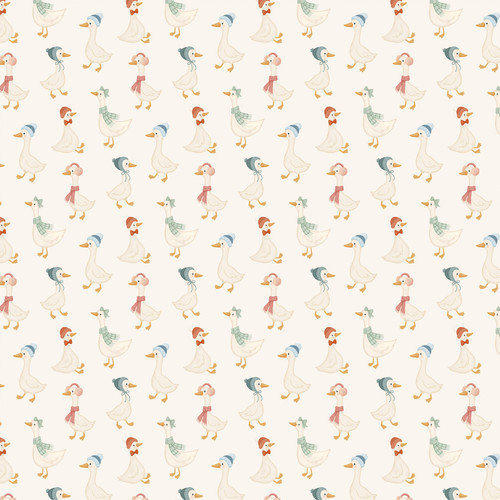 25 Pack - Carta Bella Silly Goose Winter Cardstock 12"X12"-Warm And Cozy Geese - 5A003W6N-1HRSS