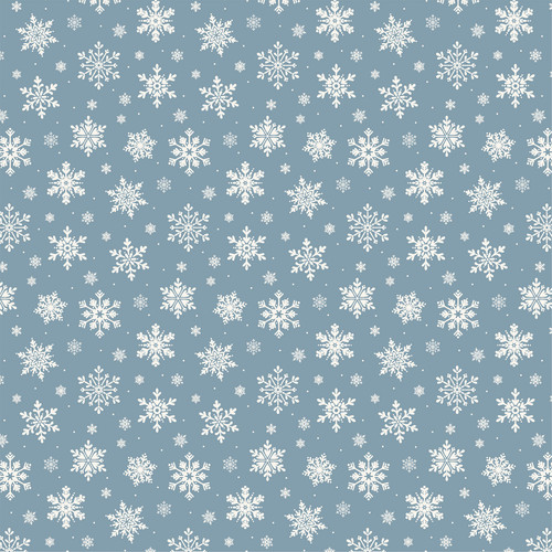 25 Pack - Carta Bella Silly Goose Winter Cardstock 12"X12"-Goosey Snowflakes - 5A003W6Y-1HRT6