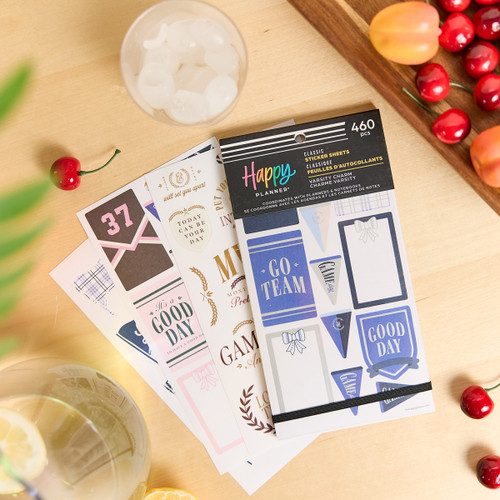 Happy Planner Sticker Value Pack 30/Sheets-Varsity Charm - 5A003K6R-1HFJH Happy Planner Sticker Value Pack 30/Sheets-Varsity Charm - 5A003K6R-1HFJH