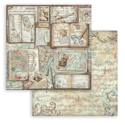 10 Pack - Stamperia Symphony Double-Sided Cardstock 12"x12"-Books - 5A003TCQ-1HQB7 - 5993110053163