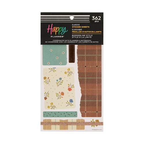 Happy Planner Sticker Value Pack 30/Sheets-Borderline Style - 5A003K5Z-1HFJN - 673807825734