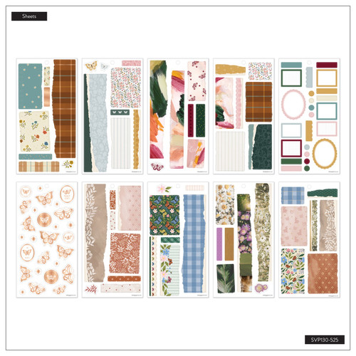 Happy Planner Sticker Value Pack 30/Sheets-Borderline Style - 5A003K5Z-1HFJN