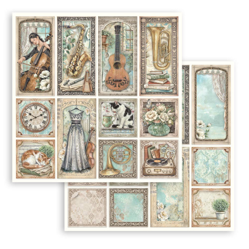10 Pack - Stamperia Symphony Double-Sided Cardstock 12"x12"-Mixed Cards - 5A003TCQ-1HQB8 - 5993110053132