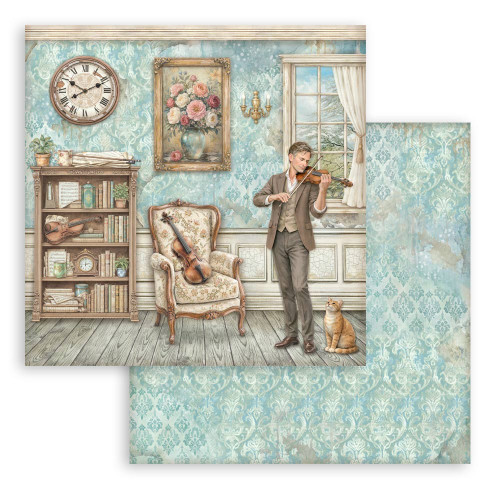 Stamperia Scrapbooking Double-Sided Paper Pad 8"X8" 10/Pkg-Symphony - 5A003TCB-1HQ9F