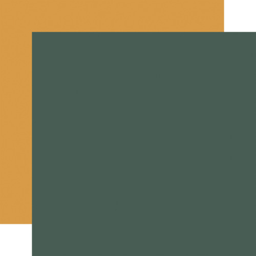 25 Pack - Echo Park Feels Like Fall Cardstock 12"X12"-Teal / Gold - 5A003VXR-1HRF9 - 810220750445