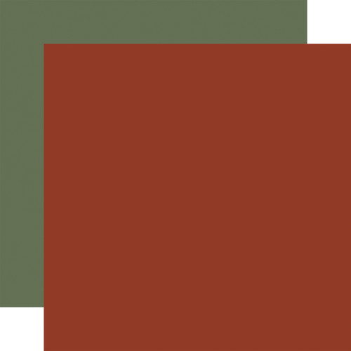 25 Pack - Carta Bella Handmade Halloween Cardstock 12"X12"-Rust Orange/Green - 5A003VVZ-1HR9S - 810220754306