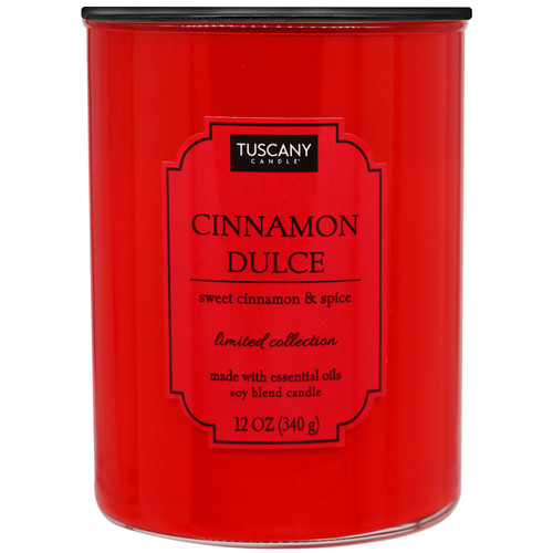 4 Pack - Tuscany Candle-Candle 2-Wick Color Splash Opaque Jar 12oz-Cinnamon Dulce - 5A003S0L-1HNYK - 644124747511