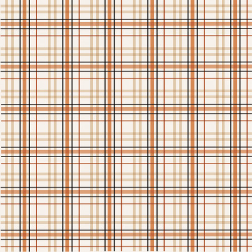 25 Pack - Carta Bella Handmade Halloween Cardstock 12"X12"-Halloween Plaid - 5A003VVZ-1HRB9