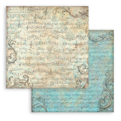 Stamperia Scrapbooking Double-Sided Paper Pad 8"X8" 10/Pkg-Symphony - 5A003TCH-1HQ97