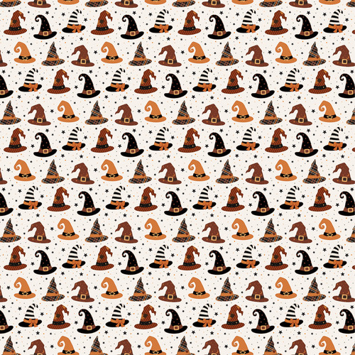 25 Pack - Carta Bella Handmade Halloween Cardstock 12"X12"-Witch Halloween Hat - 5A003VVZ-1HRB3