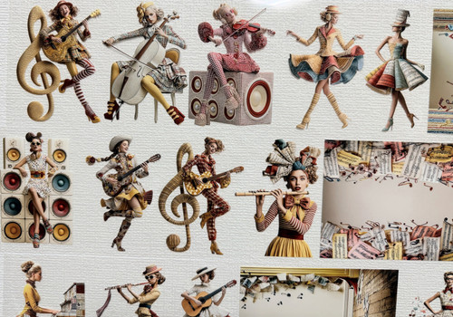 Torn Pape 3D Gloss PET Tape 6m-La La Melody Town - 5A003XPL-1HSMW