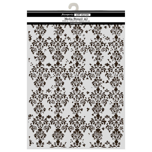 3 Pack - Stamperia Stencils A3 11.7" x 16.5"-Wallpaper Decor - 5A003TD6-1HQBG - 5993110053378