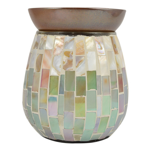 Tuscany Candle Fragrance Melt Table Top Warmer (2.55lb)-White Mosaic - 5A003S0K-1HNVB - 644124626397