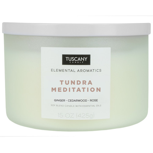 Tuscany Candle-Candle 3-Wick Elemental Aromatics Jar 15oz-Tundra Meditation - 5A003S0Z-1HNV1 - 644124729098