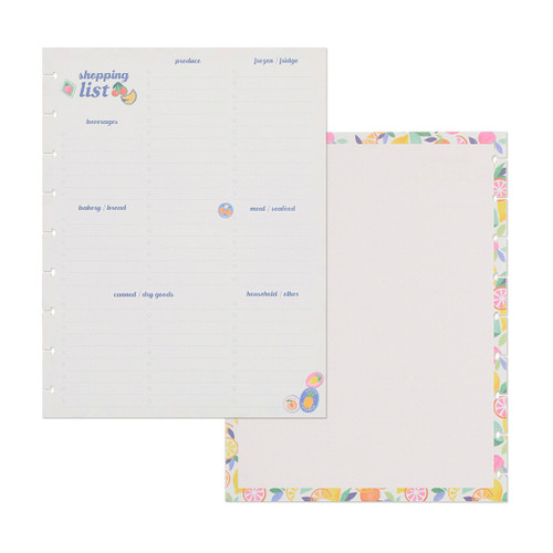 Happy Planner Classic Fill Paper-Sunshine Splash - 5A003K6P-1HFJ5