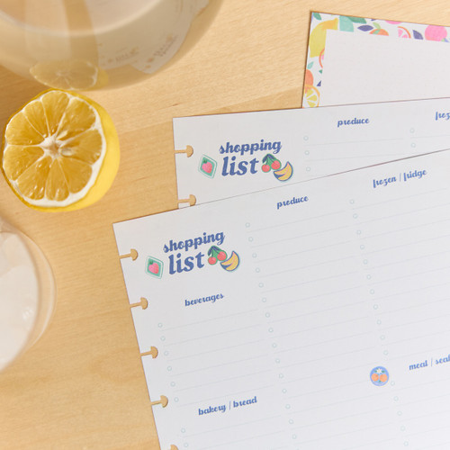 Happy Planner Classic Fill Paper-Sunshine Splash - 5A003K6P-1HFJ5