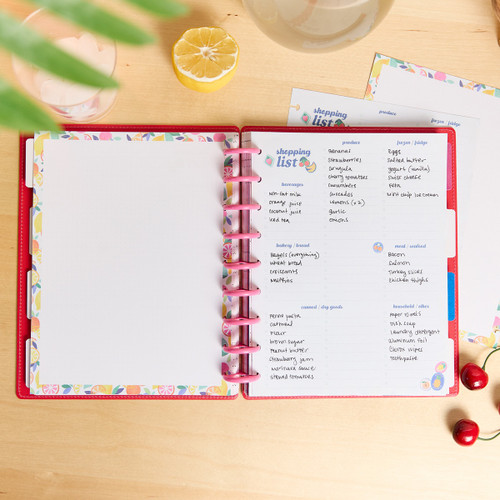 Happy Planner Classic Fill Paper-Sunshine Splash - 5A003K6P-1HFJ5