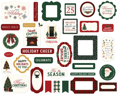 Carta Bella Ephemera-Classic Christmas - 5A003W12-1HRKB