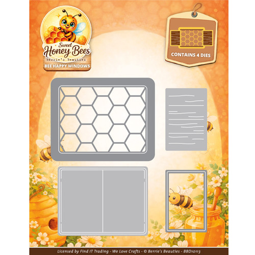 Find It Trading Dies-Bee Happy Windows - 5A003WNS-1HS8S - 8718715164505