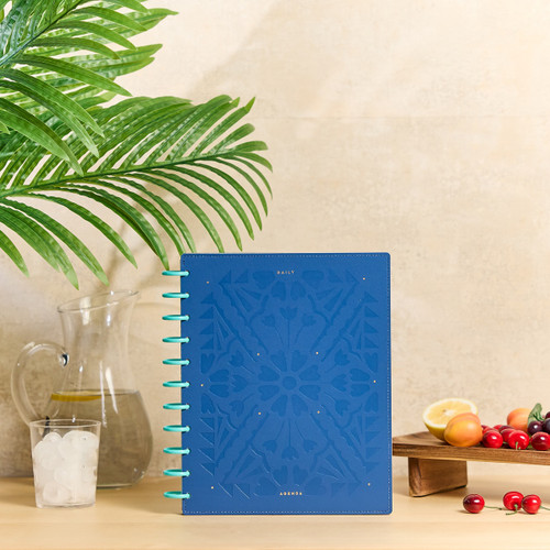 Happy Planner Deluxe Big 12 Month Disc Bound Undated Planner-Sunshine Splash - 5A003K71-1HFK0