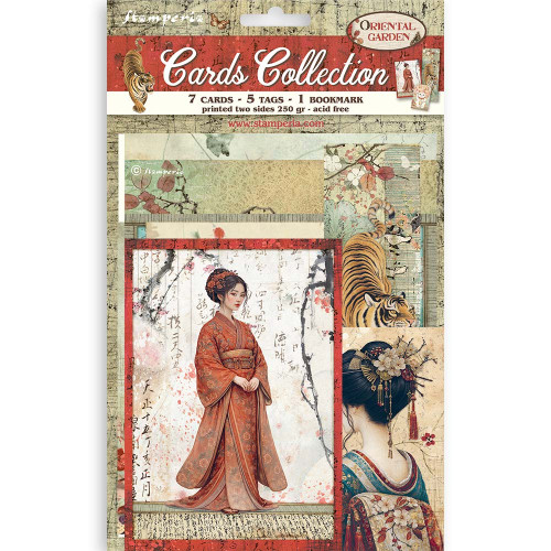Stamperia Cards Collection-Oriental Garden - 5A003TD5-1HQ99 - 5993110053989