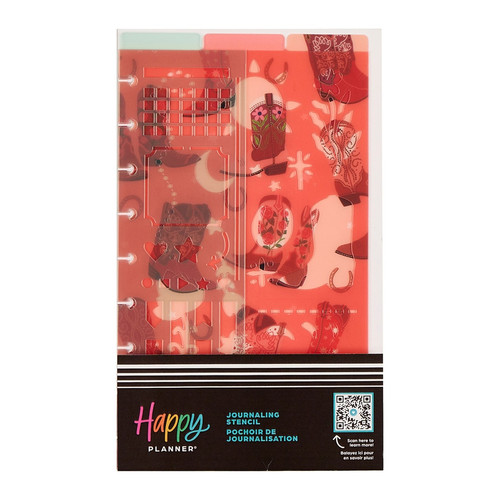 Happy Planner Classic Stencil Bookmarks 3/Pkg-Western Bloom - 5A003K64-1HFJR - 673807825543