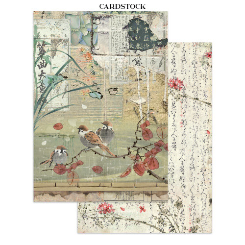 Stamperia Junk Jounal Focus Points A5-Oriental Garden - 5A003TDW-1HQBJ