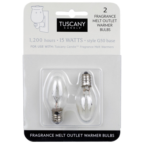 6 Pack - Tuscany Candle Fragrance Warmer Light Bulbs 6ct w/Clip Strip-Outlet Warmer 15W Bulb 2pk - 5A003S0F-1HNQP - 644124579921