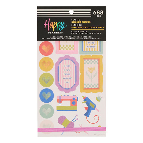 Happy Planner Sticker Value Pack 30/Sheets-Cozy Crafts - 5A003K65-1HFJ1 - 673807825680