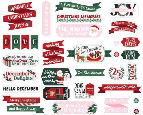 Echo Park Titles & Phrases-North Pole Christmas - 5A003VYN-1HRGG