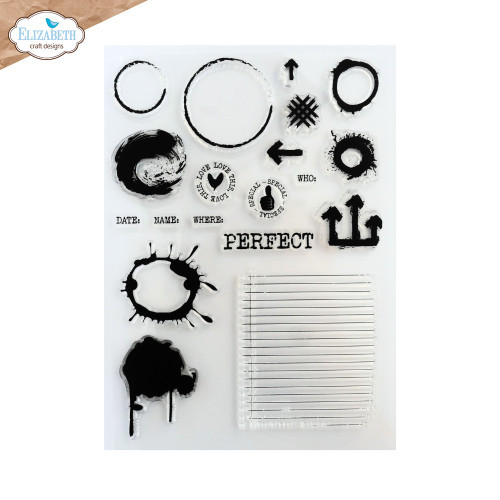 Elizabeth Craft Clear Stamps-Perfectly Imperfect - 5A003WP0-1HS9M