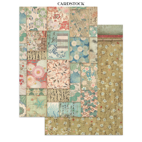 Stamperia Junk Journal Stickers, Cut-outs & Backgrounds-Oriental Garden - 5A003TDQ-1HQ9B