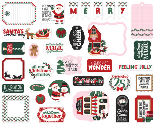 Echo Park Ephemera-North Pole Christmas - 5A003VY6-1HRFX