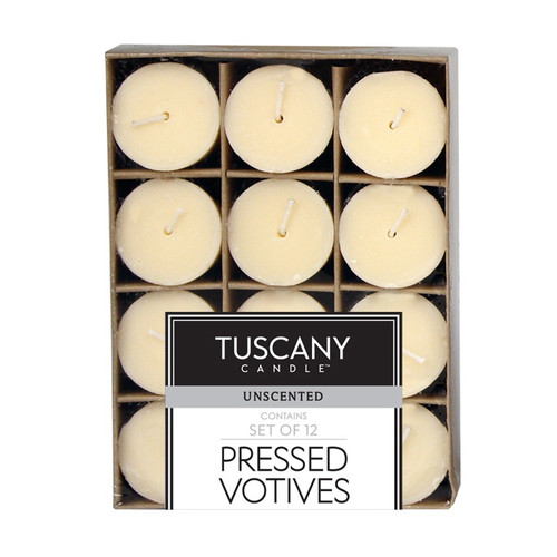 6 Pack - Tuscany Candle Unscented Candle Tapered Votives 12pk-Ivory - 5A003S16-1HNRR - 644124561612