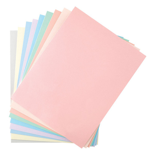 Spellbinders ColorWheel Cardstock Assortment 8.5"x11" 10/Pkg-Buttons & Keepsakes - 5A003XGK-1HSG9 - 810205712536