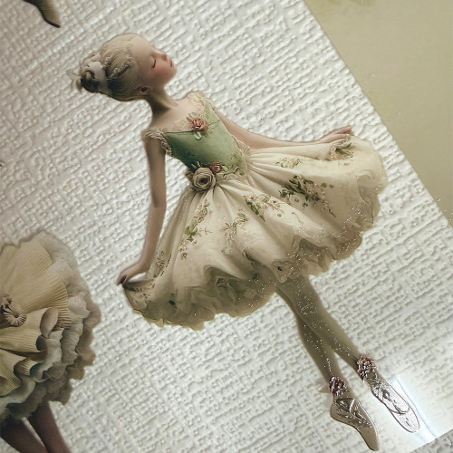 Torn Pape 3D Gloss PET Tape 6m-Ballerina in Bloom - 5A003XNF-1HSNL