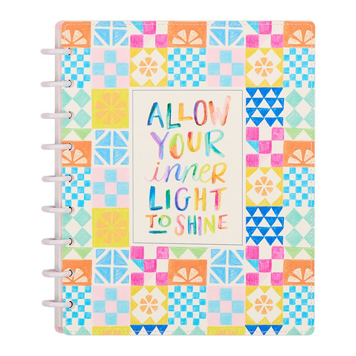 Happy Planner Deluxe Classic Disc Bound Notebook-Sunshine Splash - 5A003K62-1HFJM