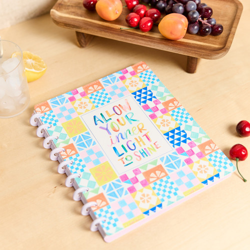 Happy Planner Deluxe Classic Disc Bound Notebook-Sunshine Splash - 5A003K62-1HFJM