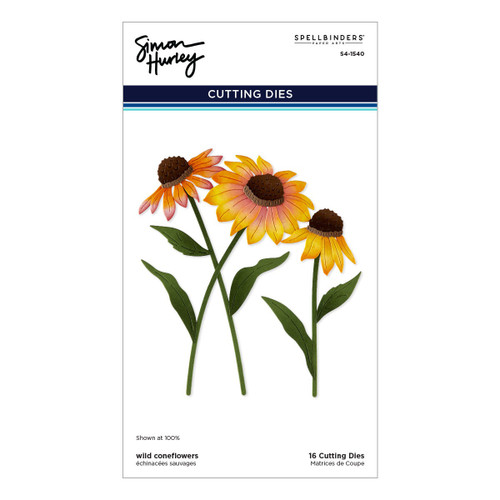 Spellbinders Etched Dies by Simon Hurley-Wild Coneflowers - 5A003XGH-1HSF6 - 810205713366
