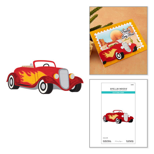 Spellbinders Etched Dies-Hot Rod Flames - 5A003XG6-1HSFY
